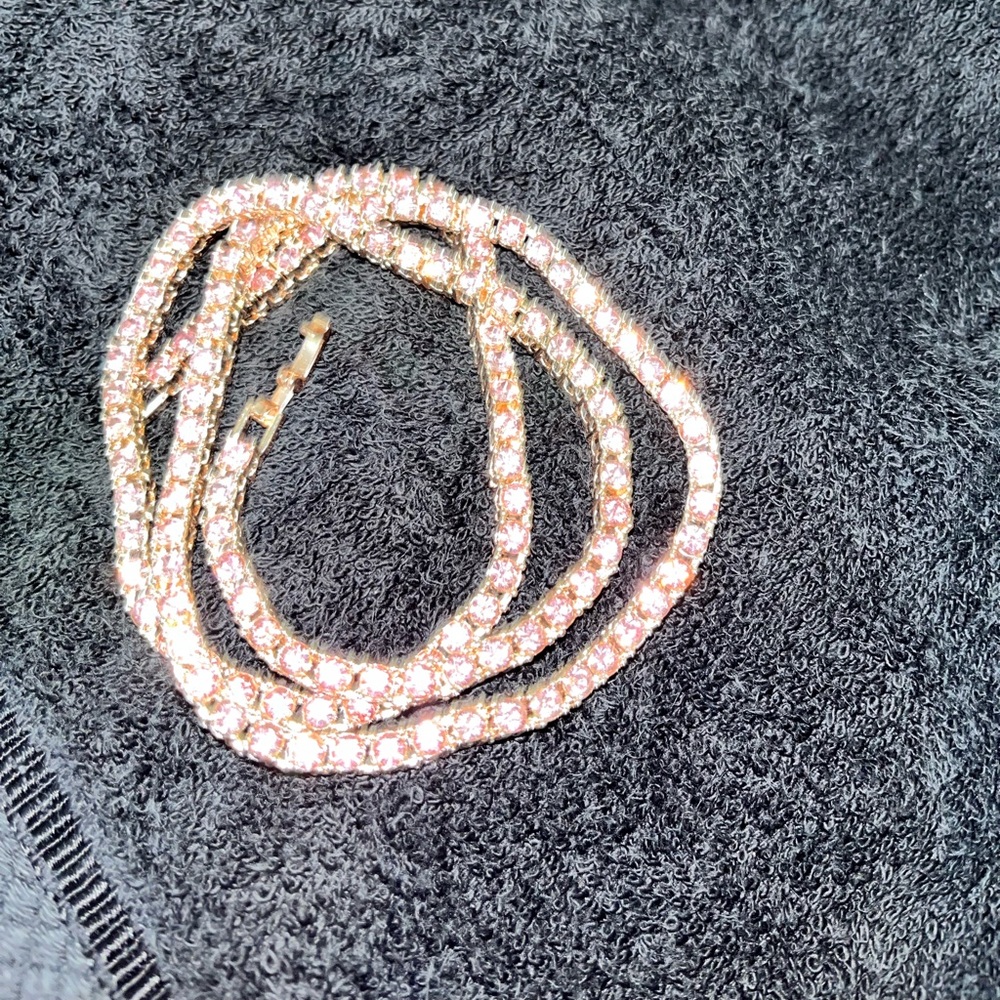 18-21inch Rose Gold Tennis Chain
